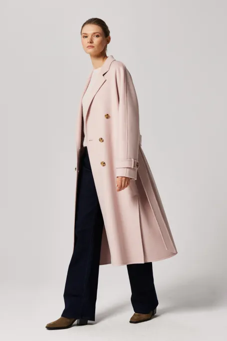 Kabát s hedvábím doubleface