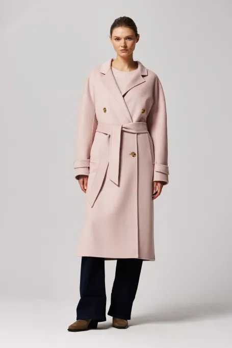 Kabát s hedvábím doubleface