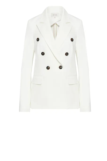 Bílý sako k obleku