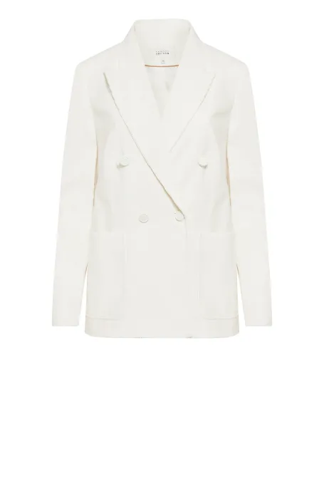 Bílý sako do obleku