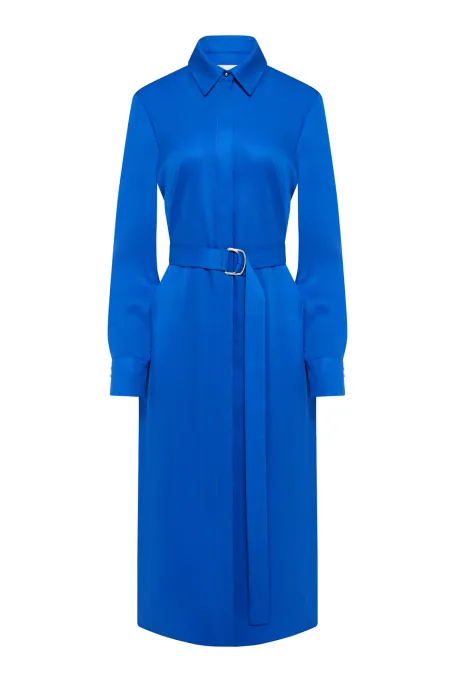 Košilové šaty s opaskem