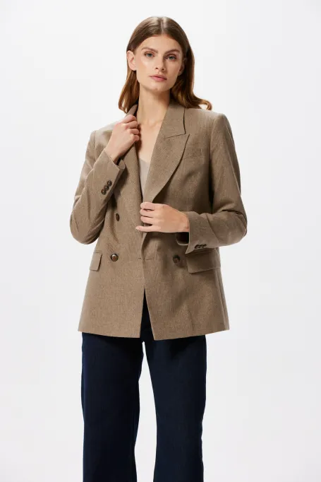 Kratší sako s kašmírem