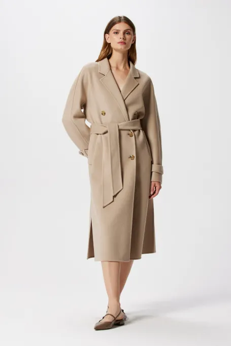 Kabát s hedvábím doubleface