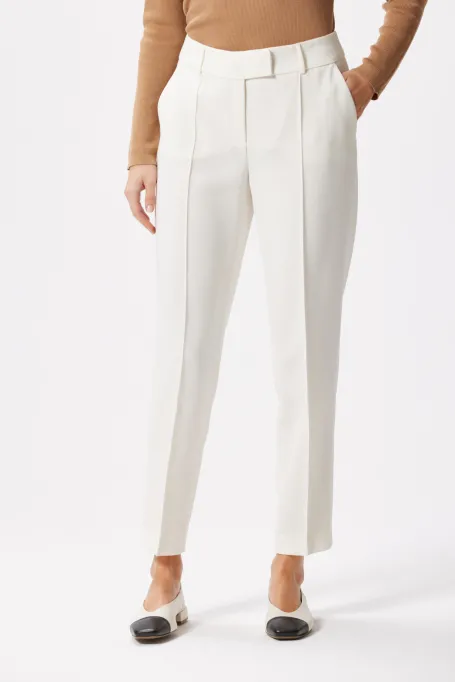 Bílé oblekové kalhoty Lotto