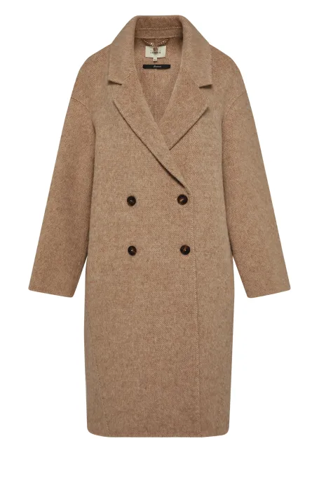 Kabát s alpakou doubleface