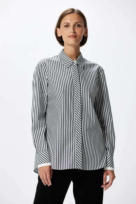 Bavlněná košile s pruhy