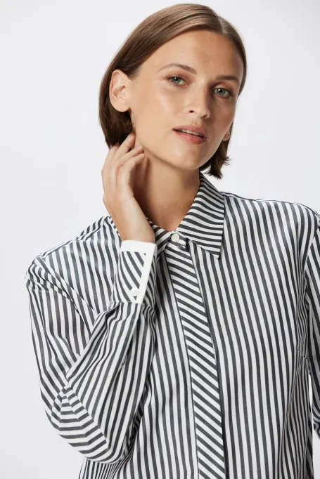 Bavlněná košile s pruhy