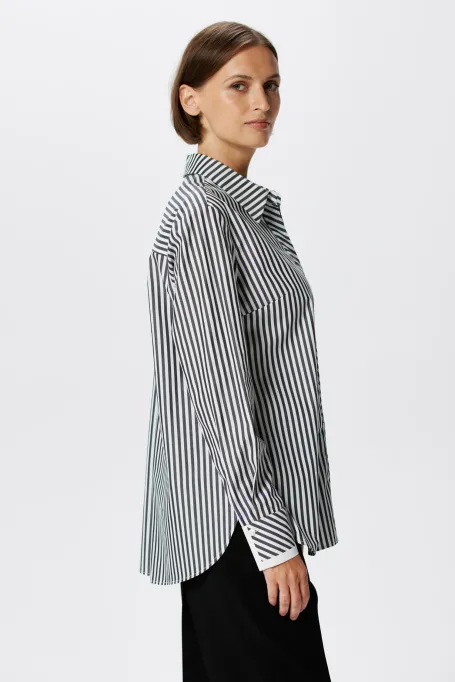 Bavlněná košile s pruhy