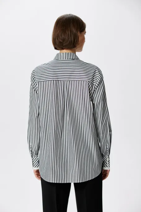 Bavlněná košile s pruhy