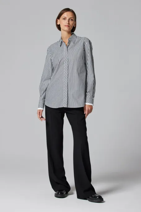 Bavlněná košile s pruhy