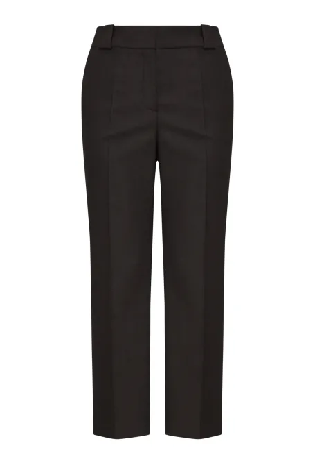 Černé vlněné kalhoty ke kostýmu