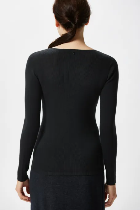 Šedá blůza s hedvábím Emilly