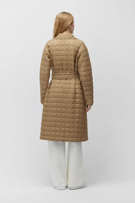 Prošívaná bunda s výplní z velbloudí vlny