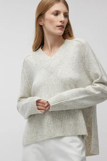 Svetr z kašmíru a merino vlny