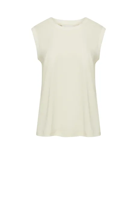 Blůza na širokých ramínkách z hedvábí