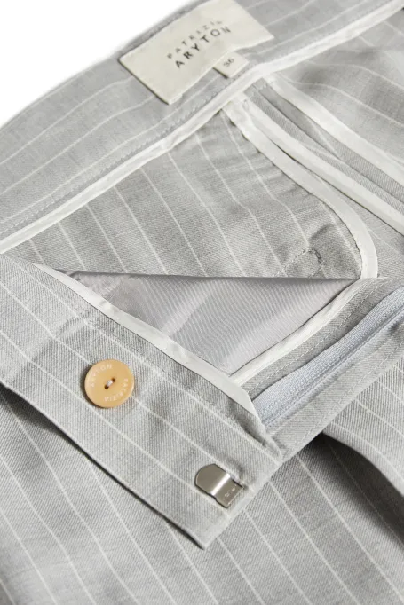 Vlněné kalhoty s širokým nohavicemi