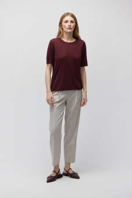 Tričko s krátkým rukávem z merinovlny