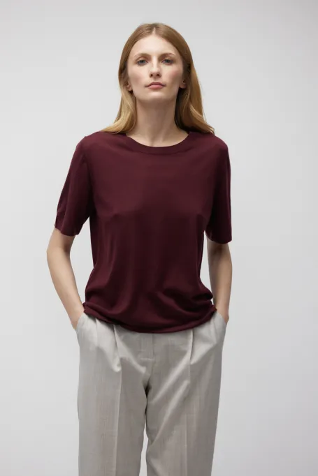 Tričko s krátkým rukávem z merinovlny