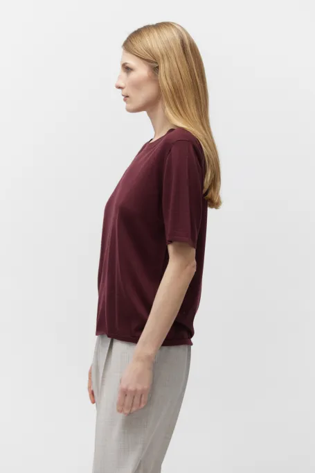 Tričko s krátkým rukávem z merinovlny