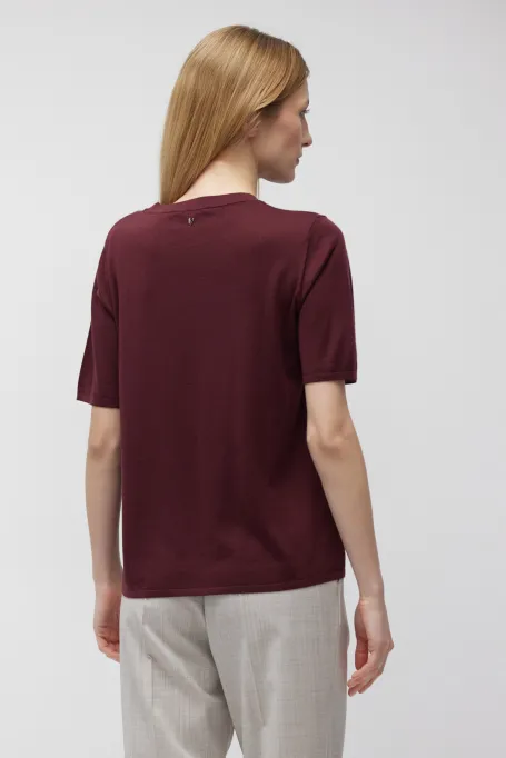 Tričko s krátkým rukávem z merinovlny