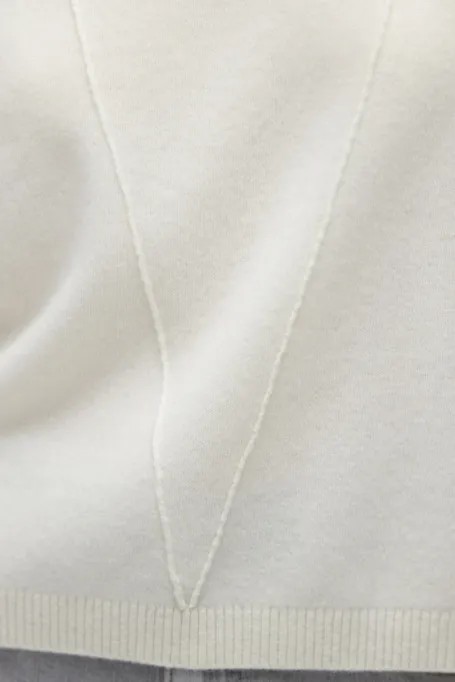 Bílá blůza z merinovlny