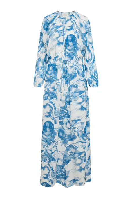 Hedvábné šaty s květinovým vzorem