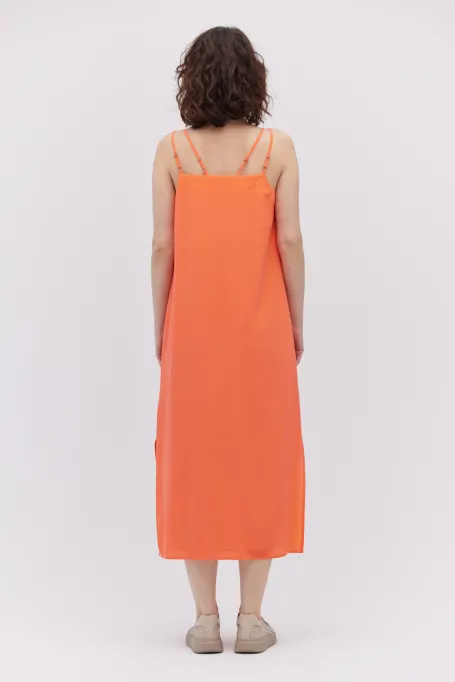 Hedvábné midi šaty