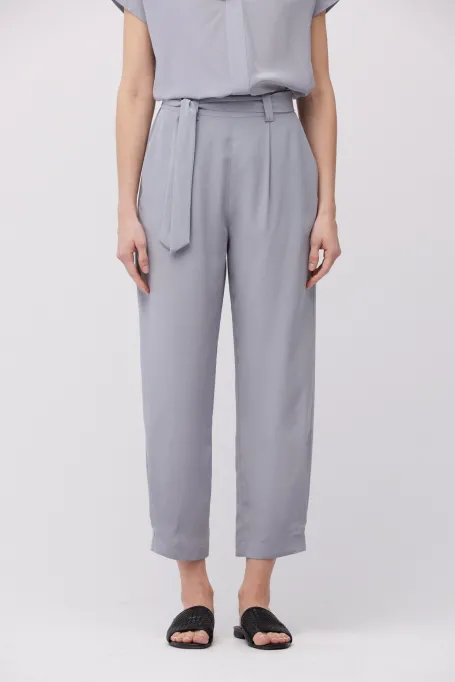 Volné kalhoty z hedvábí