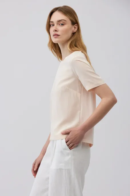 Blůza s hedvábím Brigitte