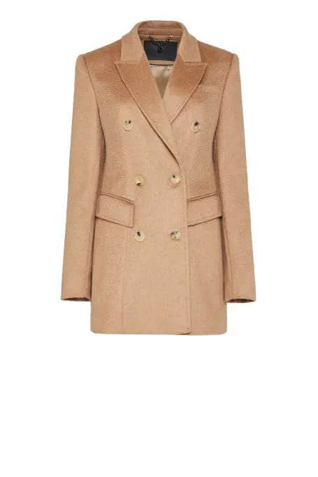 Kamelová bunda z velbloudí vlny