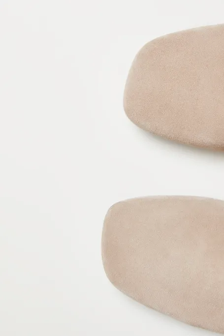 Beige baleríny z jemné kůže