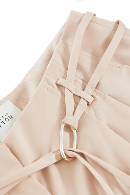 Spodní kalhoty z panenské vlny v pudrově růžové barvě