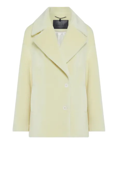 Kurtka z wełną baby suri alpaki