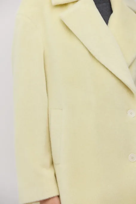 Bunda s vlnou baby suri alpaky