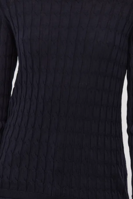 Granátová přiléhavá blůza z merino vlny