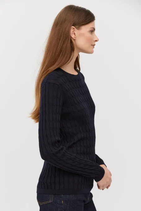 Granátová přiléhavá blůza z merino vlny