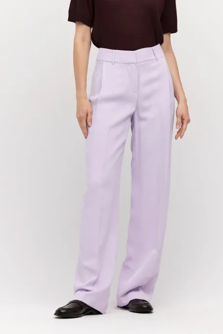 Široké oblekové kalhoty