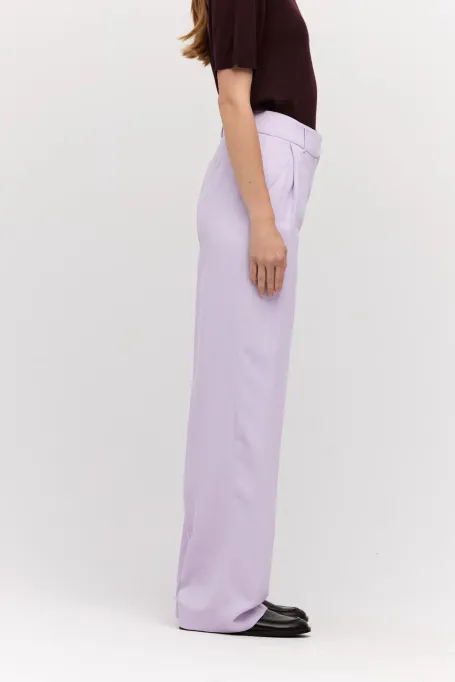 Široké oblekové kalhoty