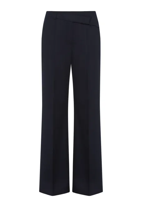 Granátové kalhoty k obleku z kašmíru