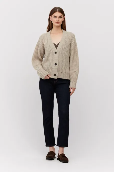 Kardigan z baby alpakou