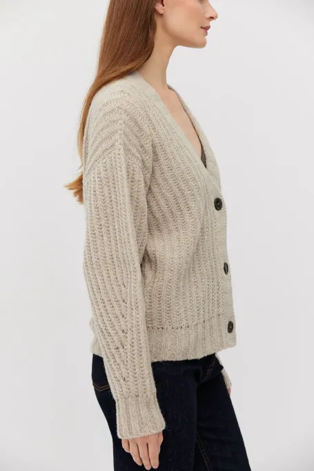 Kardigan z baby alpakou