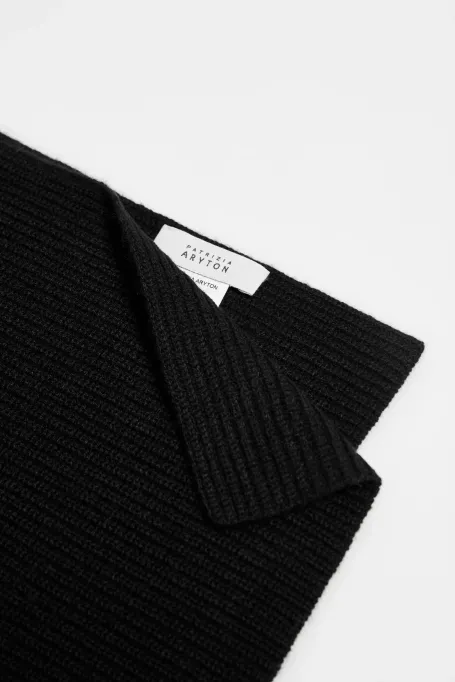 Ocieplač na krk s rolákem z příměsí kašmíru