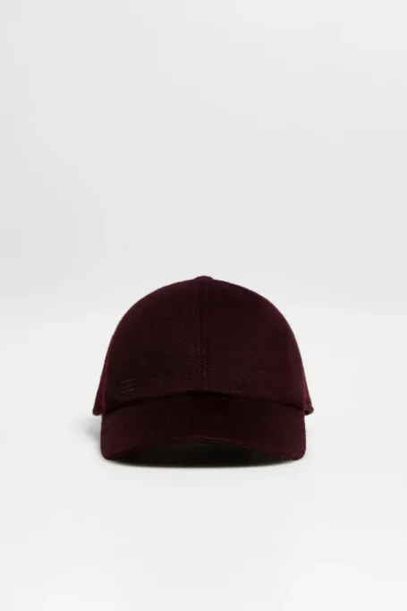 Kšiltovka s příměsí kašmíru a hedvábí