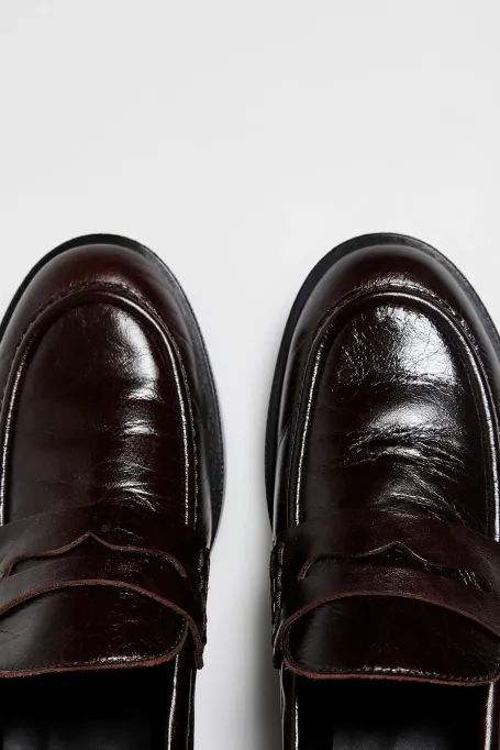 Loafery z přírodní kůže