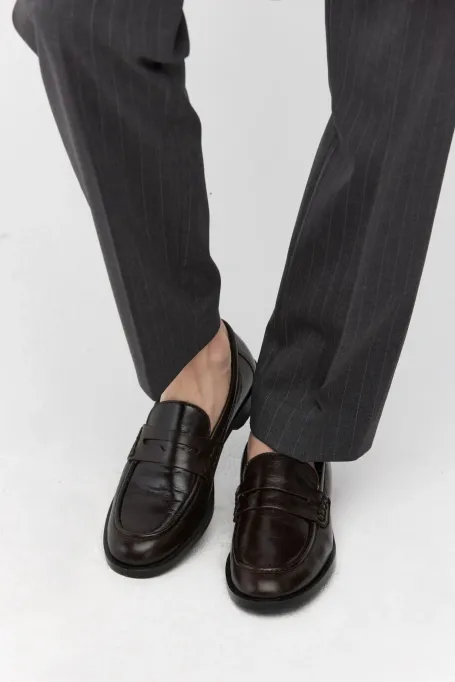 Loafery z přírodní kůže