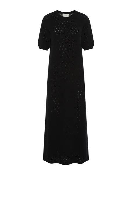 Šaty z merino vlny a příměsi alpaky.