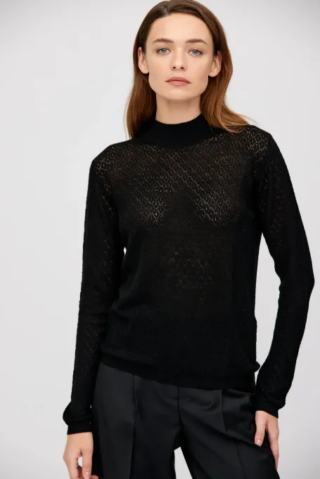 Půlgolf z merino vlny