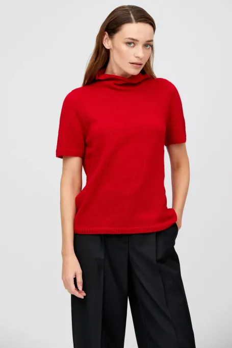 Půlgolf z vlny baby alpak.