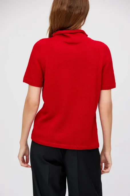 Půlgolf z vlny baby alpak.