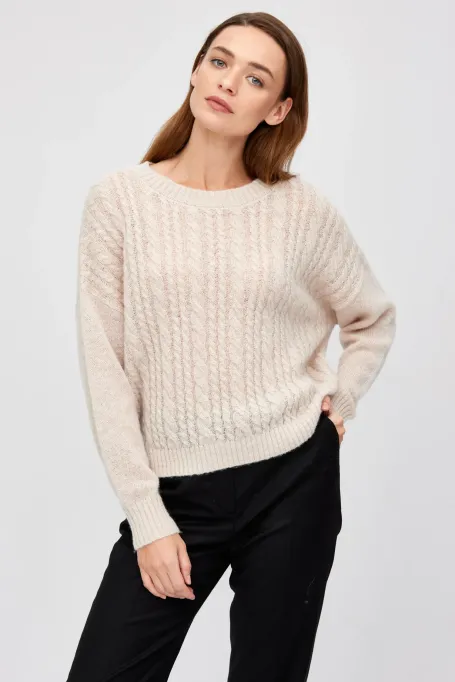 Svetr z merino vlny a mohairu